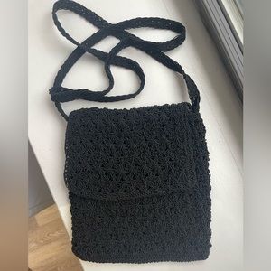 Black crossbody bag